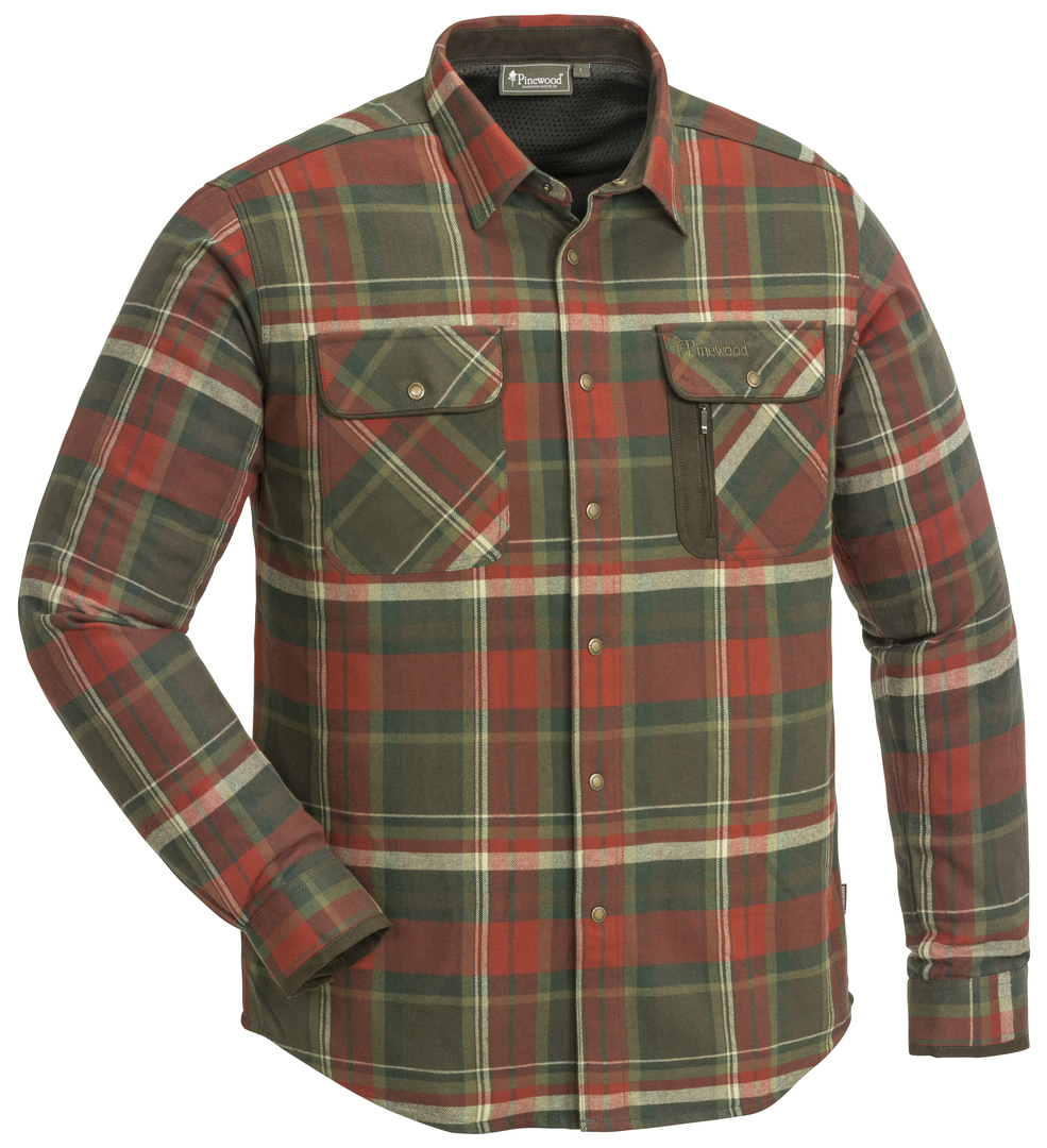 Tegenstrijdigheid heet duurzame grondstof Flanellen shirt Pinewood Cornwall (verkrijgbaar in verschillende kleuren) —  Essenoutdoor